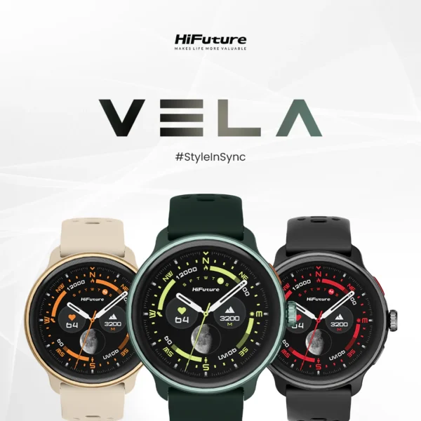 HiFuture VELA — Smartwatch premium avec Syntra AI